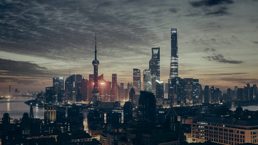 Shanghai in the evening